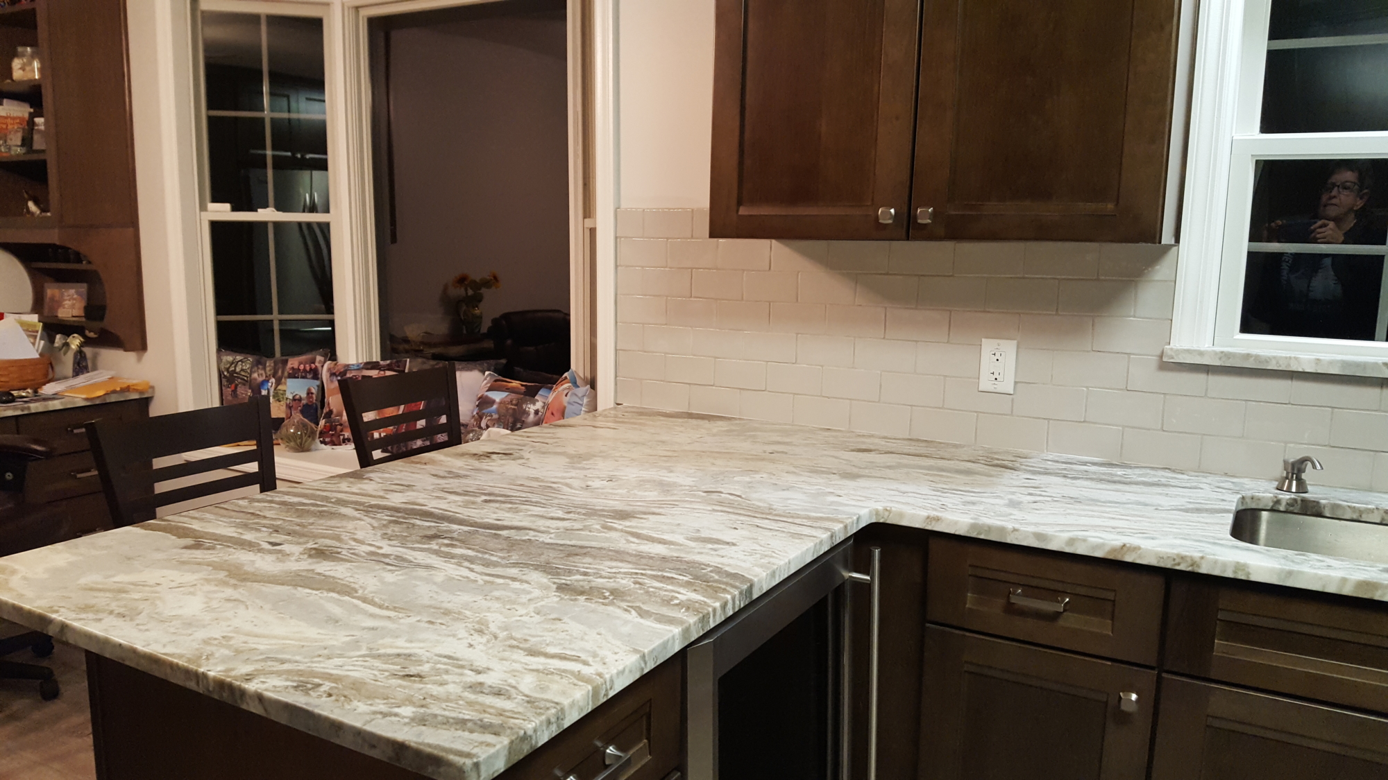 3cm Brown Fantasy Leathered Quartzite Kitchen3 Colossus Granite